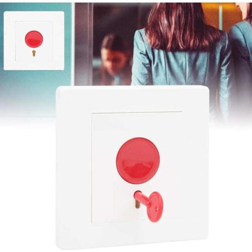 Access Control Door Exit Switch Emergency Alarm Security W/Keys for Hotel Hospital Home