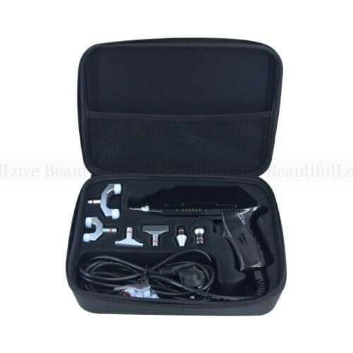 600N Electric Chiropractic Massage Gun Spine 6 Levels 6 Heads Chiropractic Adjusting Tool Therapy Spine Correction Massager New