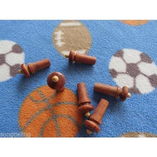 Viola part,20pcs of great rosewood viola endpins,beautiful ebony decoration