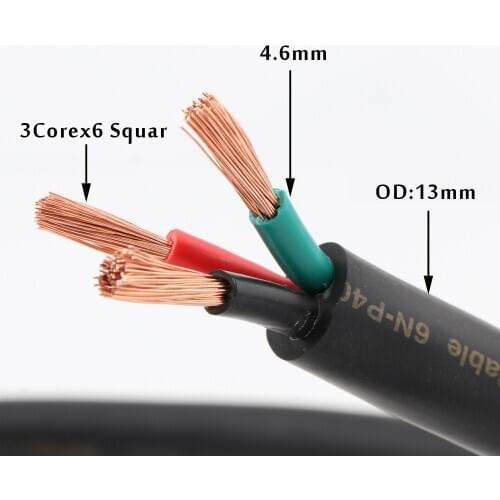 Hifi audio Acrolink 6N-P4030 Power Cable for DIY audio power cord cable bulk power cable