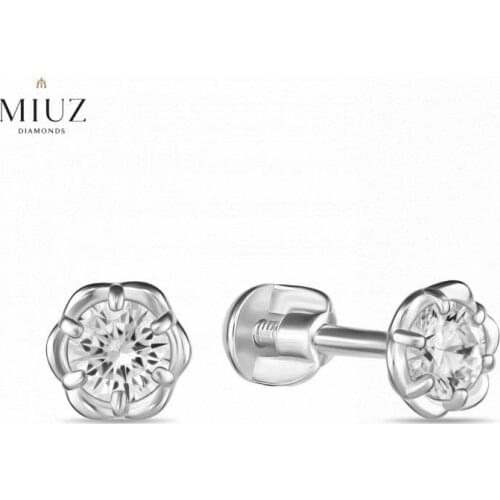 Серьги-гвоздики Московский ювелирный завод China At AliExpress