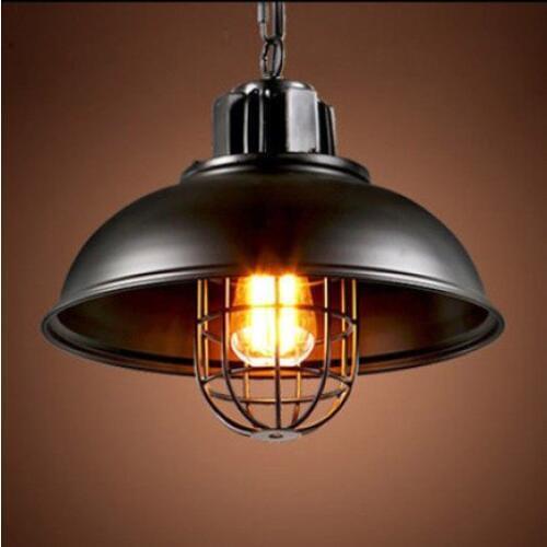 New American industrial loft vintage pendant lights black white iron edison glass retro loft vintage pendant lights lamp