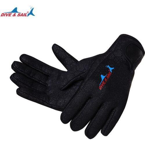 Unisex Outdoor Sports Gloves 1.5mm Neoprene Nylon Diving Swimming Surfing Anti Jelly Fish Anti-slip Thermal Gloves