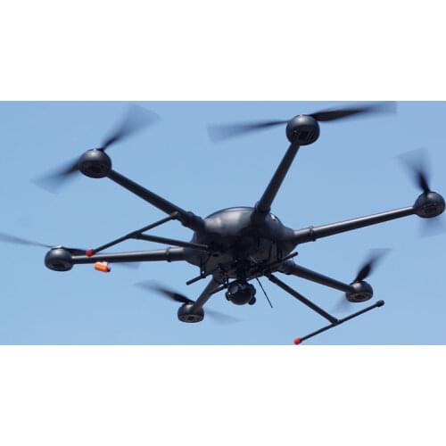 RHEA 160 Hexacopter Long Flight Time Heavy Lift UAV Drone for Survey and Mapping