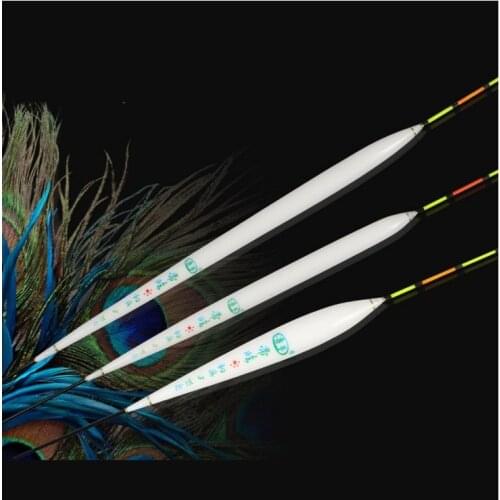 Albacore Multi type Peacock feather materials fishing float suitable for many water conditions Fine Vertical Buoy