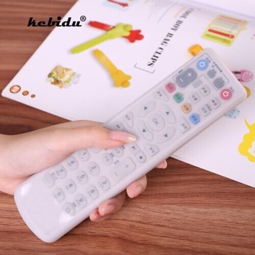 Kebidu Silicone Case for TV Air Condition Remote Control Dust Cover Holder Organizer Protective Cases Pouch Storage Bags