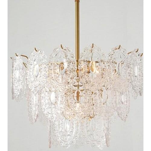 Nordic led crystal led iron nordic lamp hanglamp hanging lamp kitchen chandeliers modern led chandelier dining rooom bedroom