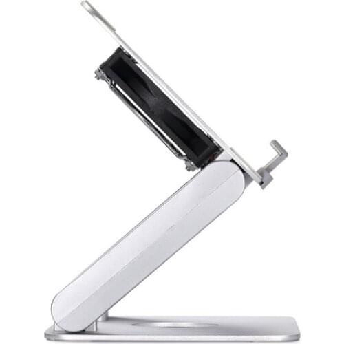 Foldable Laptop Holder With Cooling Fan Aluminium Alloy Tablets Stand Bracket
