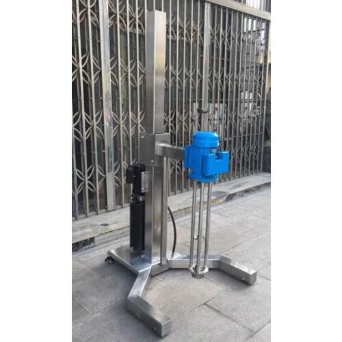 High shear mixer 2.2KW disperser emulsifying machine electric lifting basement T