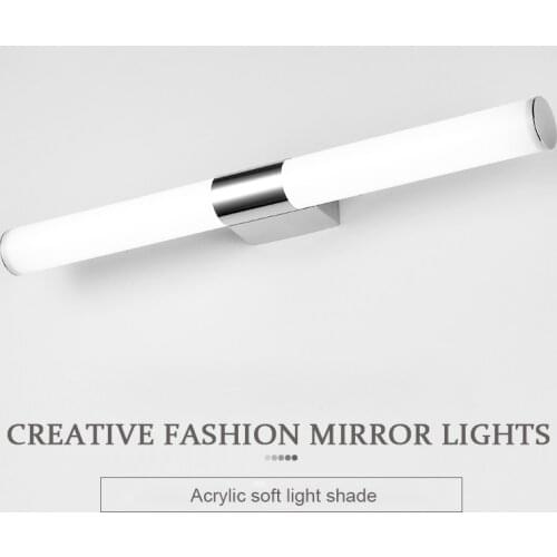 Modern 8W 10W 12W Bathroom LED Mirror Light 85-265V Cold Warm White LED Wall Lamps Vanity mirror lighting Living Bedroom Indoor