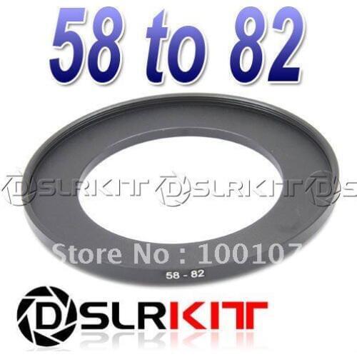 58mm-82mm 58-82mm 58-82 mm Step Up Filter Ring Adapter