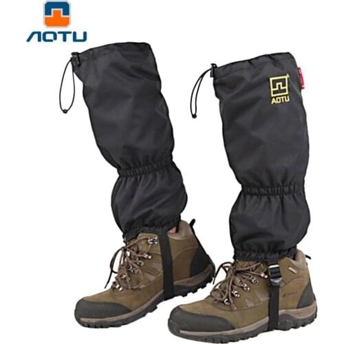 Aotu Outdoor Waterproof Legging Gaiter Leg Cover Camping Hiking Ski Boot Travel Shoe Snow Hunting Climbing Windproof Leg Gaiters
