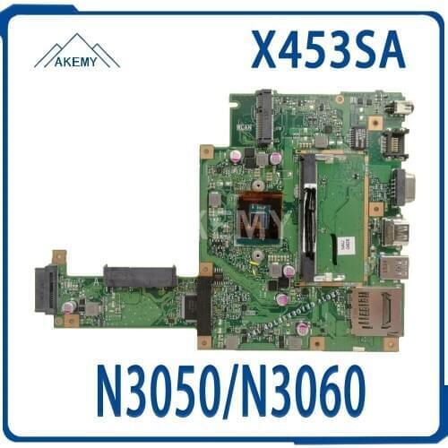 X453SA Laptop Motherboard For Asus X453S X453SA X453 F453S Mainboard test 100% OK N3050/N3060 2 cores