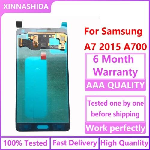 Super AMOLED LCD Display 100% Tested Working Touch Screen Assembly For Samsung Galaxy A7 2015 A700 A7000 A700H A700F A700FD