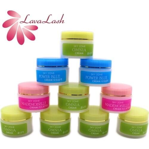 10 Bottles SKY ZONE Cream Debonder For Eyelash Extension Beauty Shop Makeups 15g Korea Lash Glue Wholesale Remover