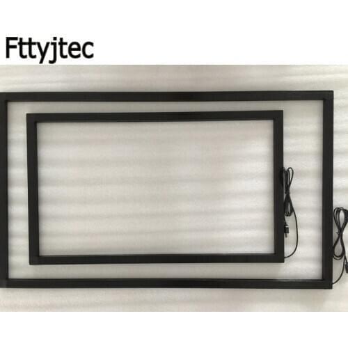 Fttyjtec 19 inch ir touch screen frame truly 10 points Infrared multi touch screen kit with USB interace, driver free