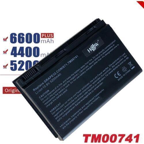 Battery For Acer Extensa 5220 5235 5620 5630 7620 TravelMate 5320 5520 5720 7720 7520 6592 TM00741 TM00751 GRAPE32 6cell