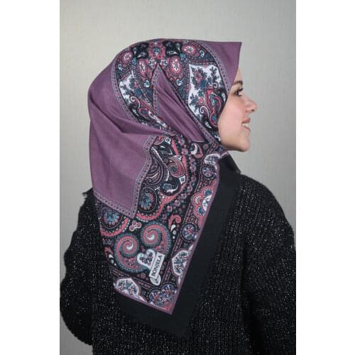 BONJELA PATTERNED COTON SCARF-DESEN-54-RENK-14