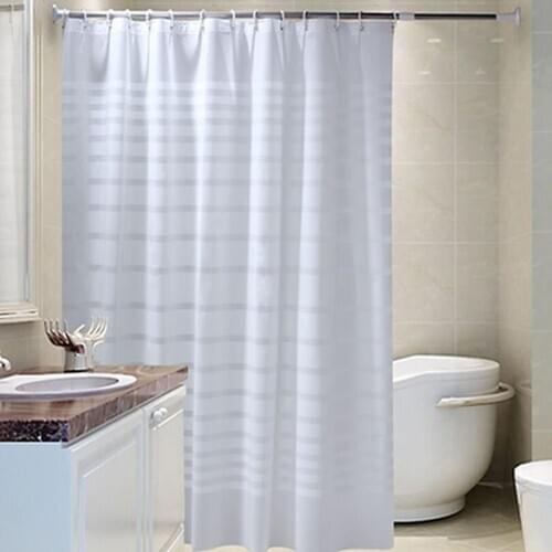 Shower Curtain Hotel Heavy Weight Shower Curtain Waterproof And Mildew Free Bath Curtains White Shower Curtains Plastic PEVA
