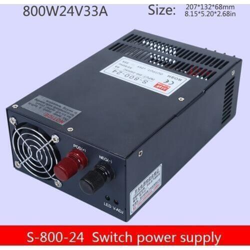 Switching Power Supply S-800-24 Single Output High Power Supply 24V33A/12V66A36V48V110V Industrial Voltage Regulator
