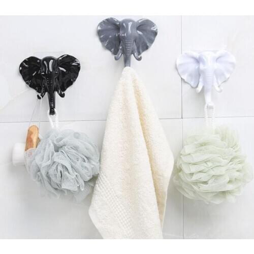 Multi-purpose Elephant Hook Wall Coat Keys Bags Clothes Hook Household Decor Hooks American Style Wall Decor Hooks