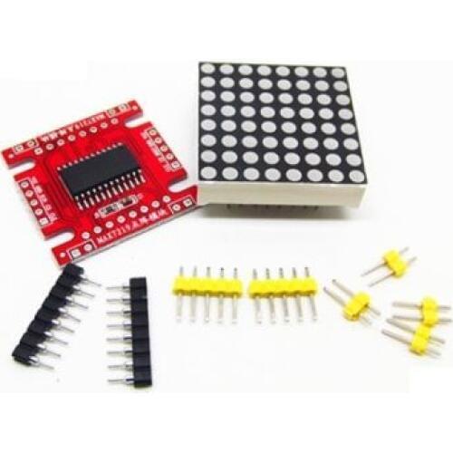 1PCS Red MAX7219 dot matrix module microcontroller module DIY KIT