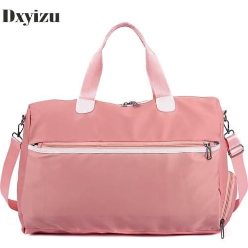 Nylon Waterproof Travel Bag Unisex Foldable Duffle Bag Organizers Large Capacity Packing Cubes Portable Big Luggage Bags