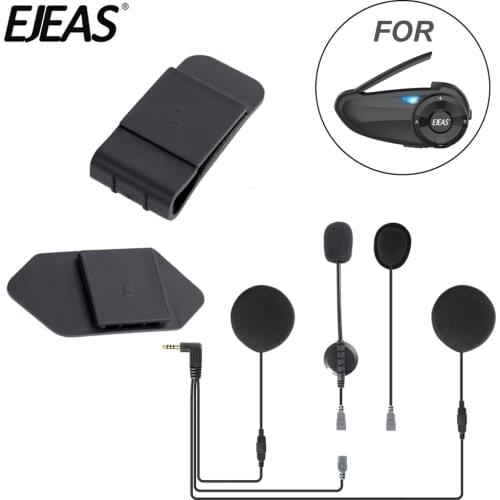 EJEAS Q7 New ​Mounting Clip Double-Sided Tape Base 2in1 Earphone Headset for Quick7 Motorcycle Helmet Bluetooth Intercom