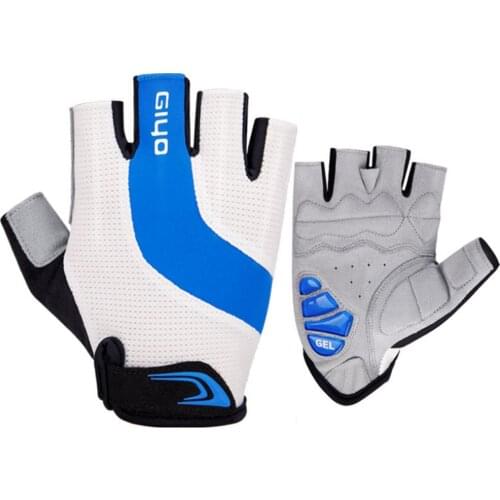 Half Finger Riding Gloves Shock Absorbing Unisex Outdoor Sports Gloves Breathable MTB Road Riding Gloves Bicycle Bike Accessory