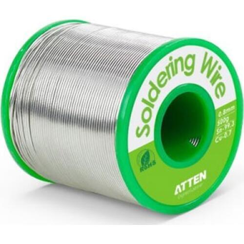ATTEN 500g Lead-free Solder Wire soldering Welding Wires for Welding BGA Repair Diameter 0.5/0.8/1.0mm