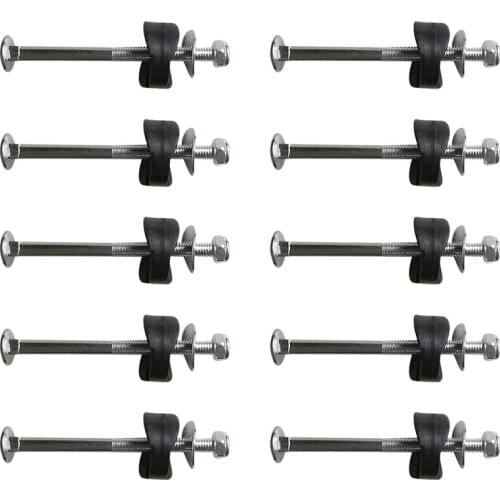Trampoline Screws, 10Pcs Galvanized Steel Trampoline Screws Fixing Accessories for Trampoline Assembly Replacement