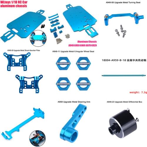 Wltoys A959 A969 A979 A959-B 969-B 979-B Remote Control Car Universal Upgrade Metal Accessories Crawler Axial Wpl Parts