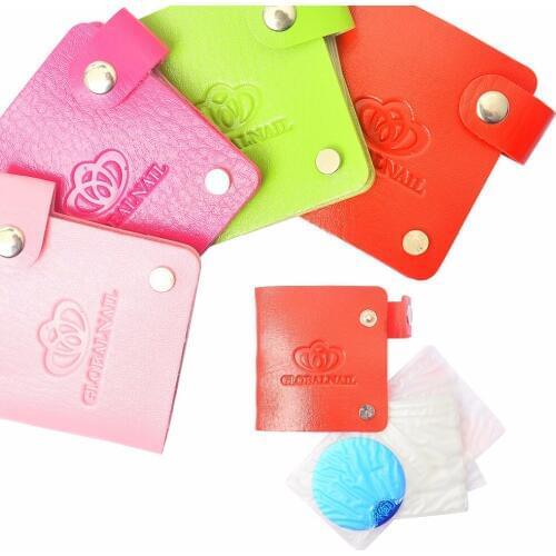 24 Slots Stamping Template Holder Square Round Nail Stamping Plates Organizer Pattern Empty Case Nail Art Manicure Tools