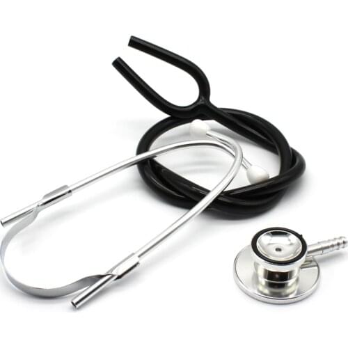 3 Colors Portable Dual Head Stethoscope Single Tube Stethoscope Aluminium Alloy Medical Device For Doctors NurseCardiology