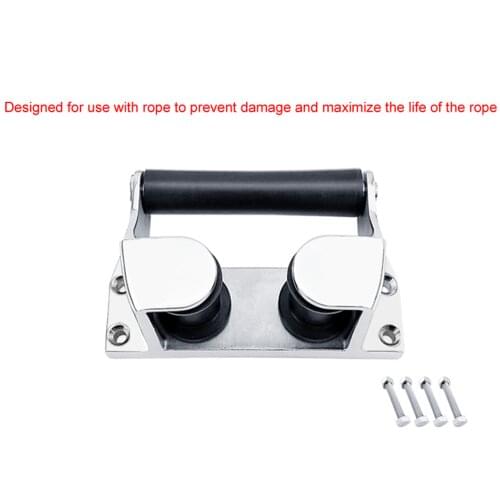 Stainless Steel 316 Heavy Duty Boat Bow Fairlead Roller Chock Wheel Marine Cleat Bollard Anchor Roller Hardware Accessories