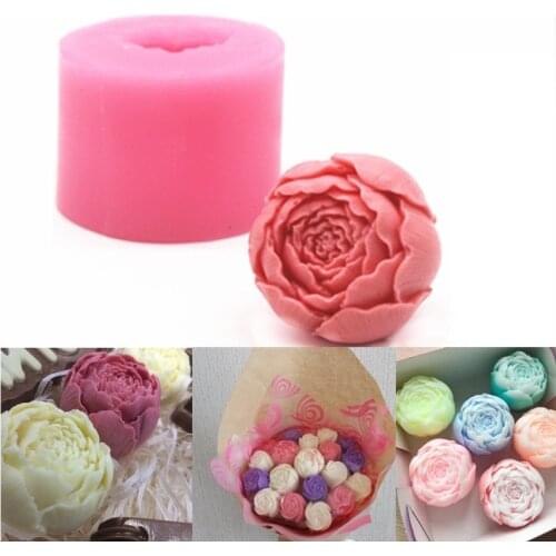 Flower/rose Silicone 3D Soap Mold Cake Decoration Manual Handmade Resin Clay Candle Mold