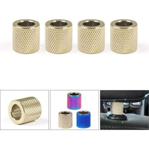 4PCS/LOT Fashion Car Headrest Head Rest Collars Rings Decor Rings for Car SUV Truck Interior Decoration Car Seat Accessories