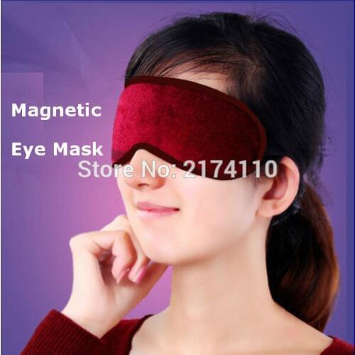 5pcs/lot Free Ship Magnetic Therapy Pain Relief Eye Care Sleep Mask Cover for traveler, students