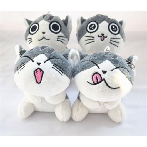 9CM Middle Shape , New Key Chain Plush Cat , Stuffed Animal DOLL