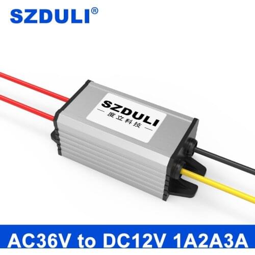 AC36V to DC12V AC to DC power converter AC12-38V to DC12V monitoring power supply module