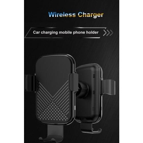 15W Air outlet wireless charging bracket automatic gravity clamp suitable for iphone, Huawei, Samsung MI car wireless charger