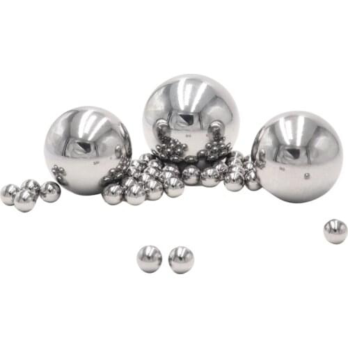 Dia 4.763mm 6.35mm 4mm 5mm 6mm 8mm 9mm 10mm G10 Bike Bicycle Cycling Steel Ball Bearing Silver Tone Bikes Replacement Balls
