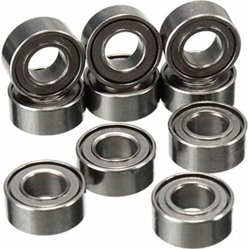 GTBL 50Pcs MR63ZZ 3X6X2 mm Deep Groove Ball Bearing Miniature Bearing
