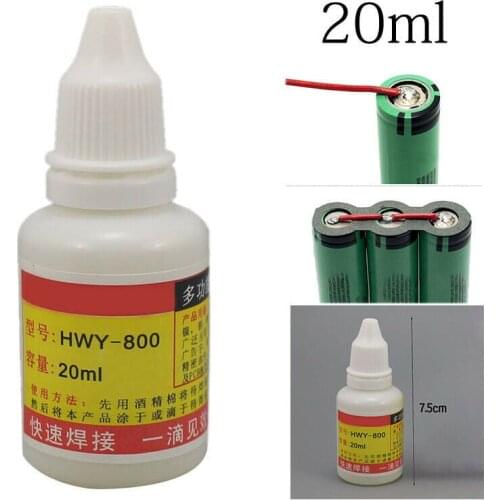 20ml Stainless Steel Flux Soldering Paste Liquid Welding Solder Tool HWY-800 Welding Materials Solder Paste Liquid Solder Tools