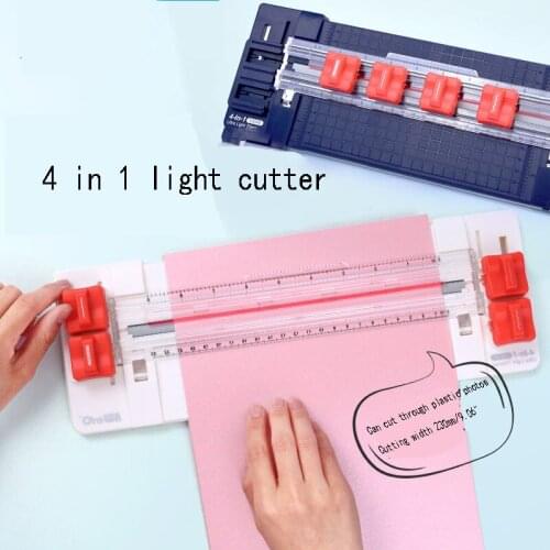 Fromthenon A34 Photo Quiet Book Manual Paper Cutter Paper Cutter DIY Dotted Line Straight Wave Creasing Paper Cutter Machines