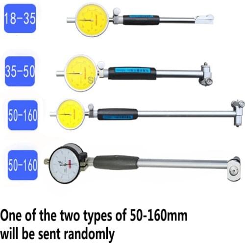 Inner diameter Dial Bore Gauge 18-35 35-50 50-160 0.01mm Dial Indicator Micrometer Cylinder Internal Bore Measuring,Engine Gage