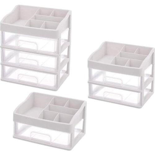 Cosmetic Storage Makeup Rack Drawer Organizer Display Box for Vanity