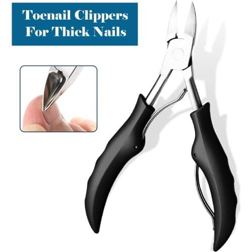 Toe Nail Clippers for Thick or Ingrown Nails, Toenails Trimmer and Professional Toenail Nipper for Seniors Toenail Scissors