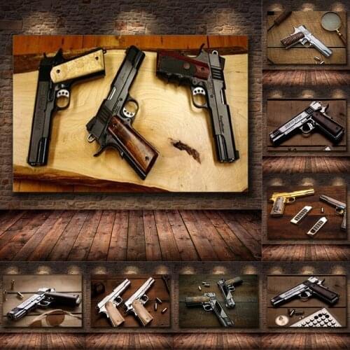 Cabot Guns Bb Air Gun Weapon Military Canvas Painting Posters Prints Wall Art Pistol Pictures Boy Living Room Home Decor Cuadros