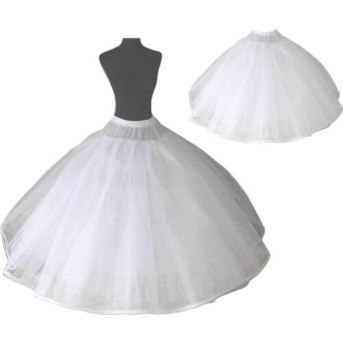 2021 New Womens 8 Layers Tulle Ball Gown Bridal Wedding Dress Petticoat with No Rings Evening Prom Crinoline Half Slip Puffy